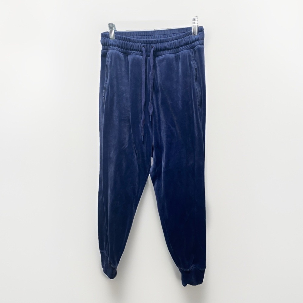 OFFLINE by Aerie Blue Velour Jogger Sweatpants Lounge Pants Women's Small